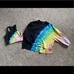 Electric & Rose Bella Crop Bra in Beam Wash